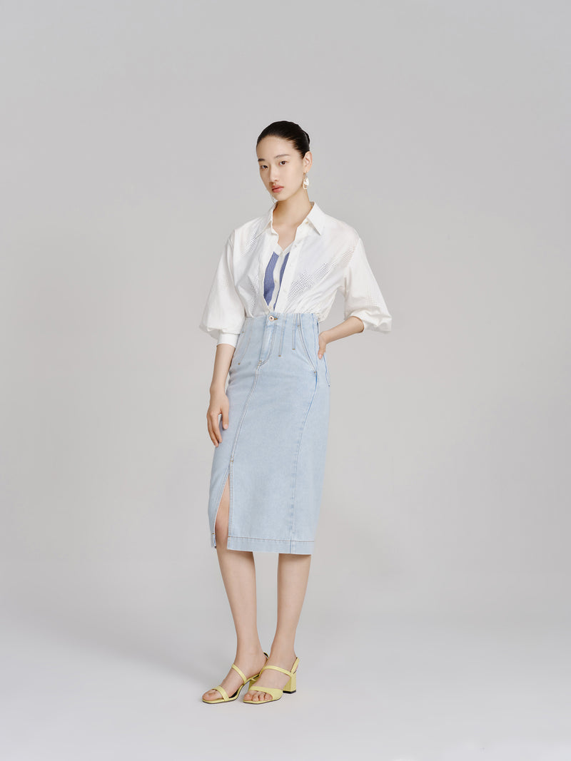 Lily - Chemise - Blanche