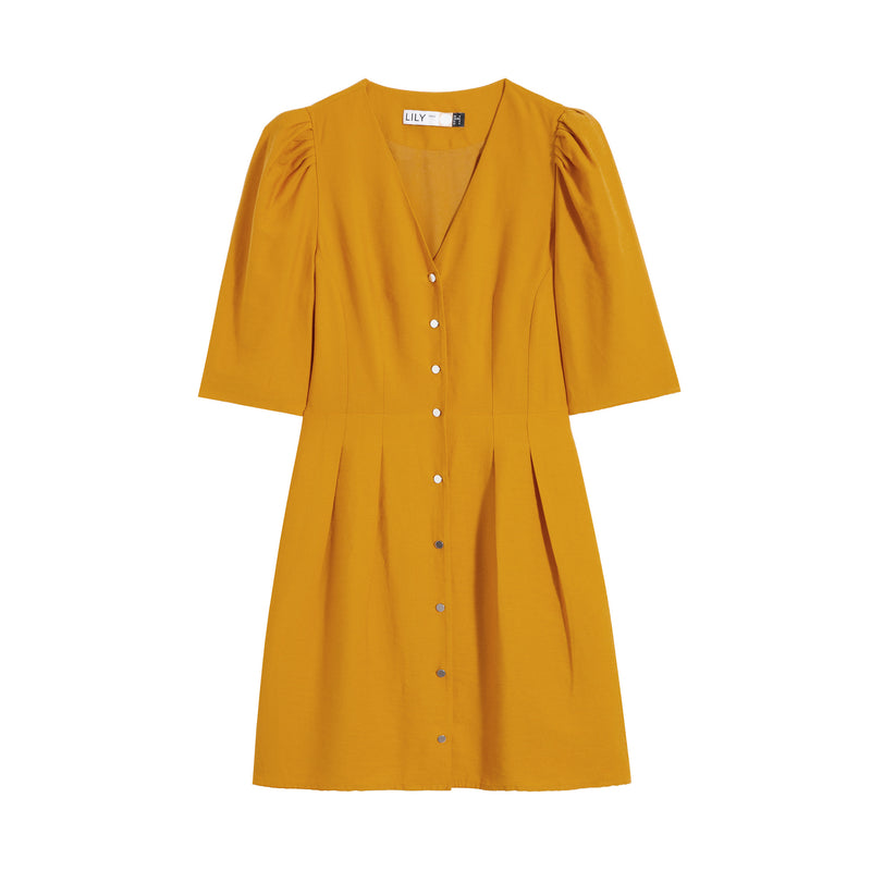 Lily - Robe - Jaune Mangue