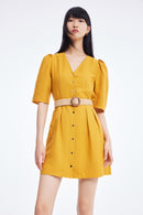 Lily - Robe - Jaune Mangue