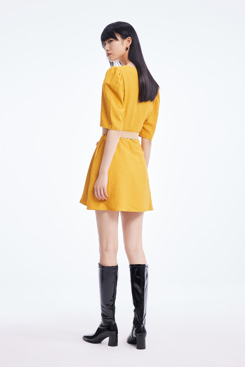 Lily - Robe - Jaune Mangue