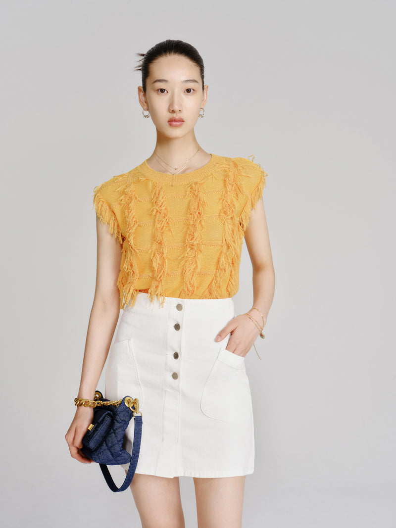 Lily - Tricots - Jaune Mangue