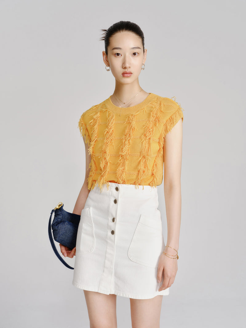 Lily - Tricots - Jaune Mangue