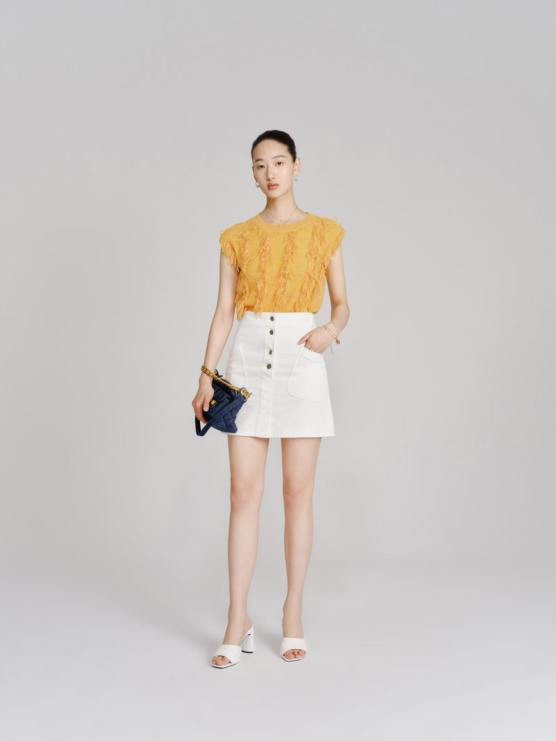 Lily - Tricots - Jaune Mangue