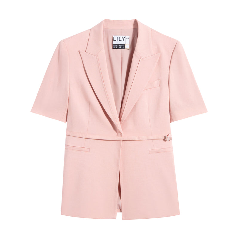 Lily - Blazer - Rose Foncé