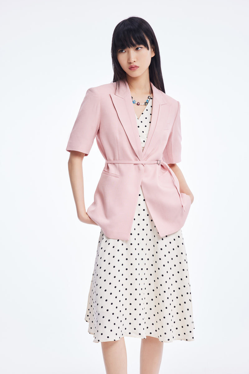 Lily - Blazer - Rose Foncé