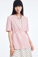 Lily - Blazer - Rose Foncé