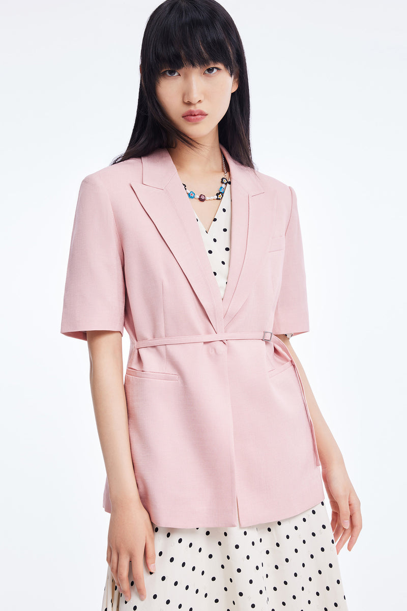 Lily - Blazer - Rose Foncé