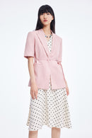 Lily - Blazer - Rose Foncé