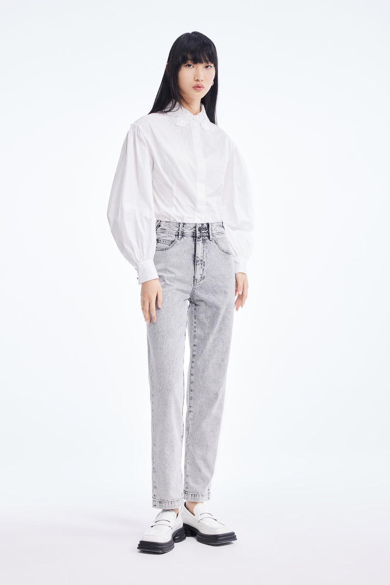Lily - Pantalon - Gris Clair