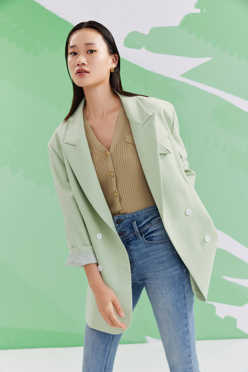 Lily - Blazer - Vert Menthe