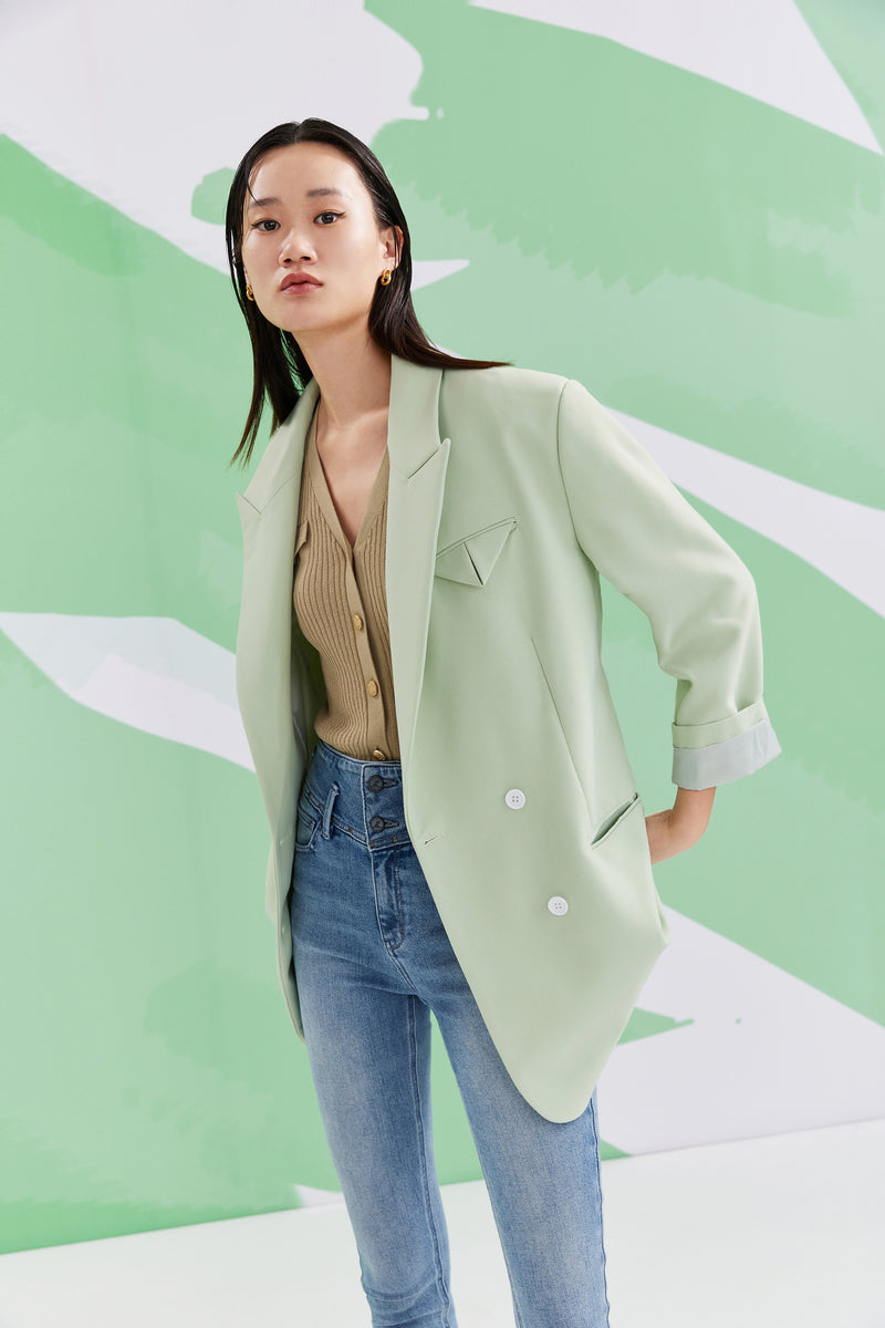 Lily - Blazer - Vert Menthe