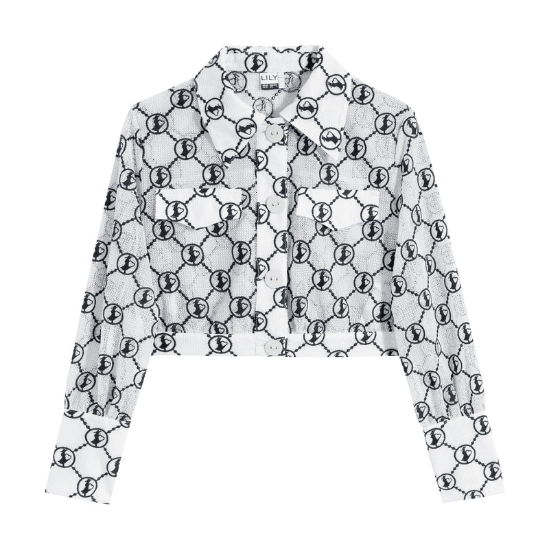 Lily - Veste - Blanc Grisâtre