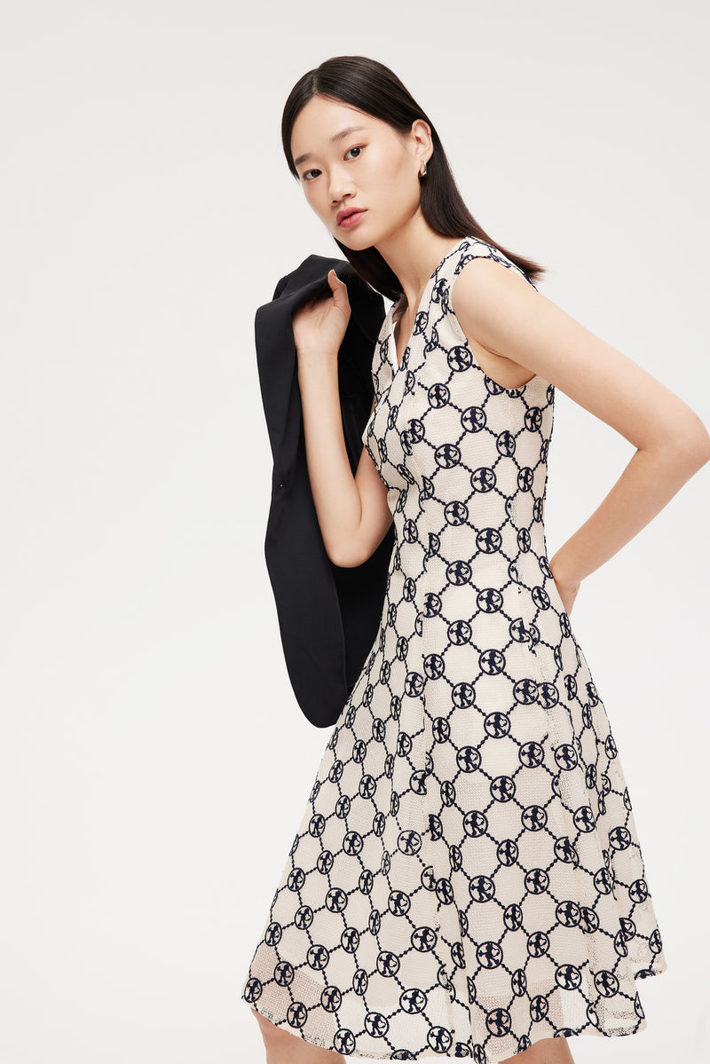 Lily - Robe - Blanc Grisâtre