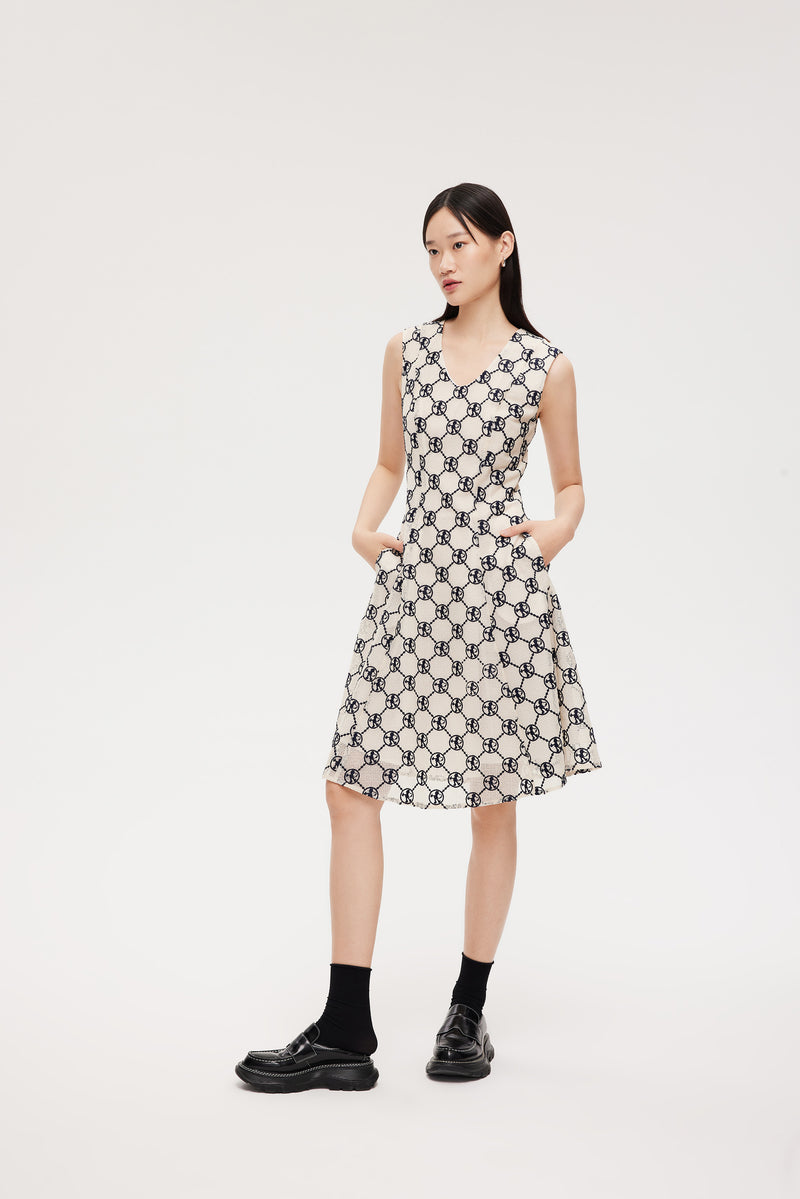 Lily - Robe - Blanc Grisâtre