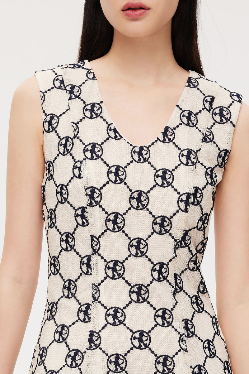 Lily - Robe - Blanc Grisâtre