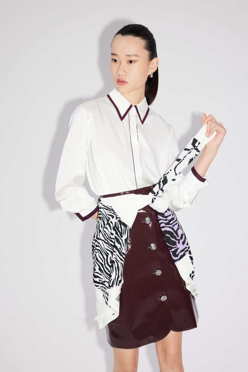 Lily - Jupe - Violet Foncé