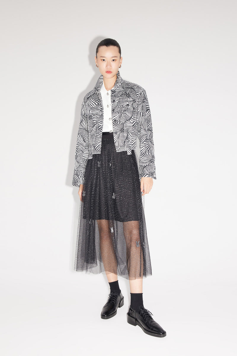 Lily - Veste - Blanc Grisâtre