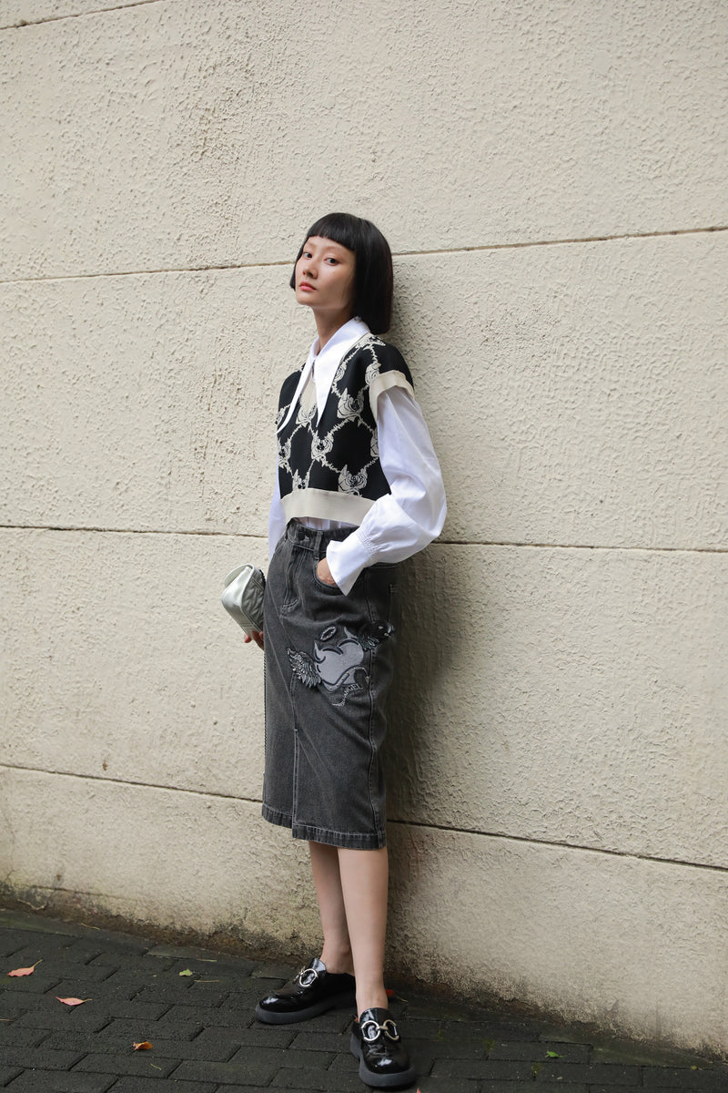 Lily - Jupe - Gris Foncé