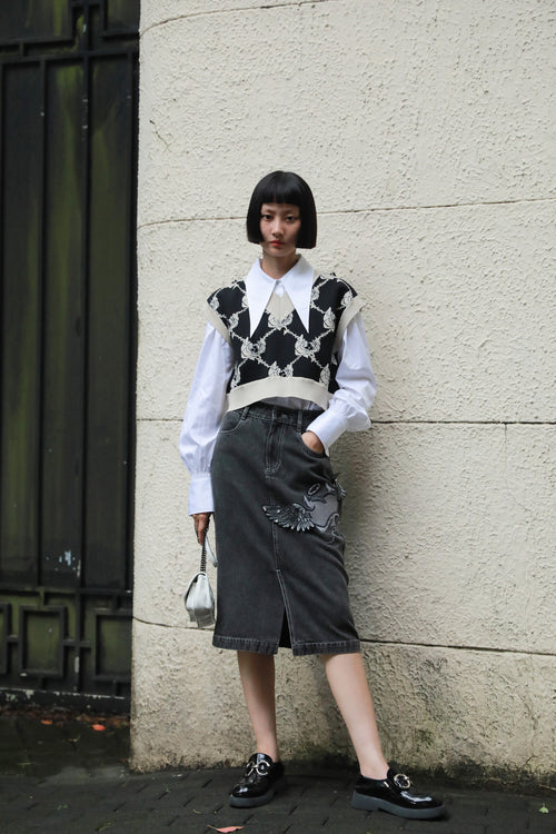 Lily - Jupe - Gris Foncé