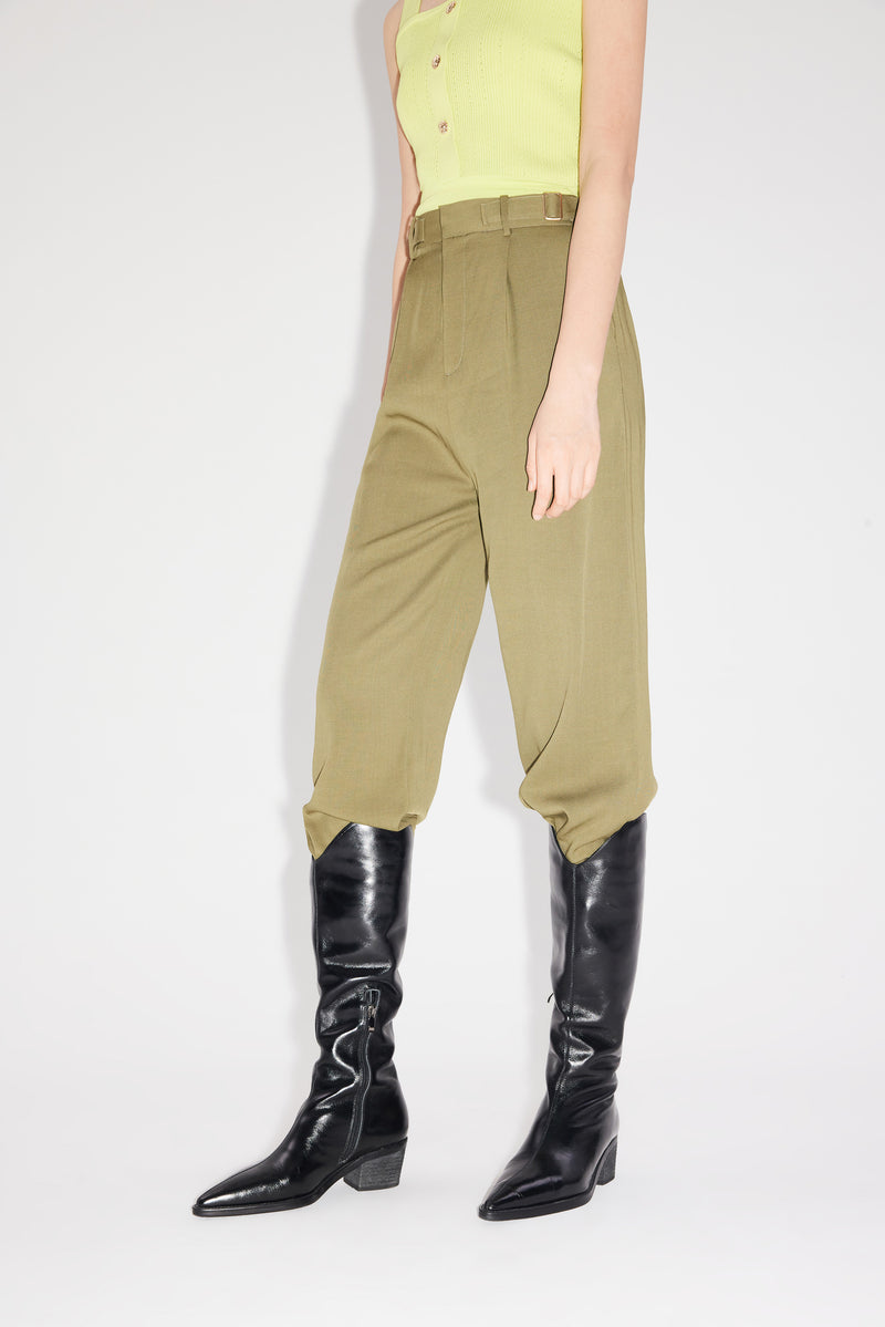 Lily - Pantalon - Vert Bronze