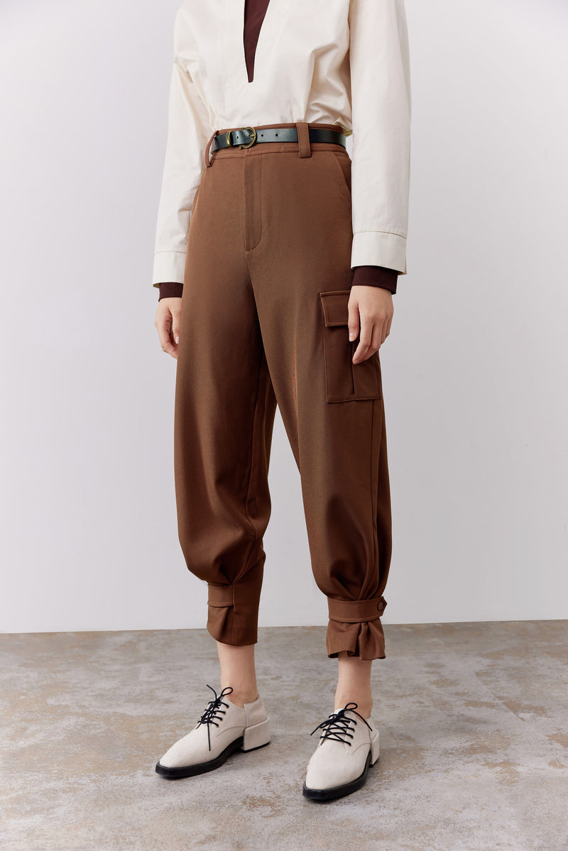 Lily - Pantalon - Café