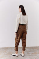 Lily - Pantalon - Café