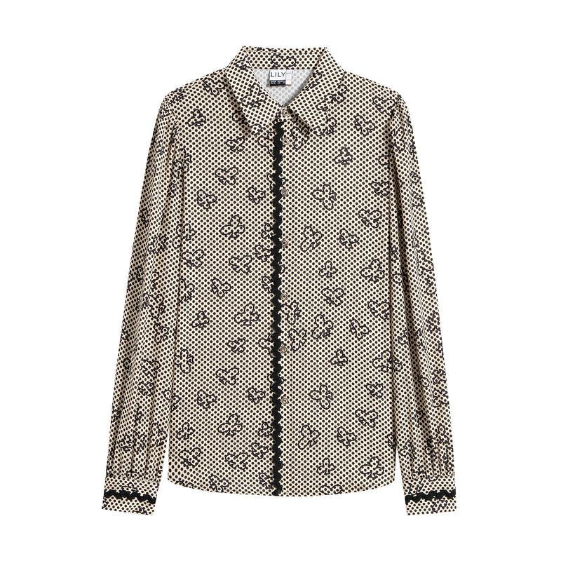 Lily - Chemise - Café Camel