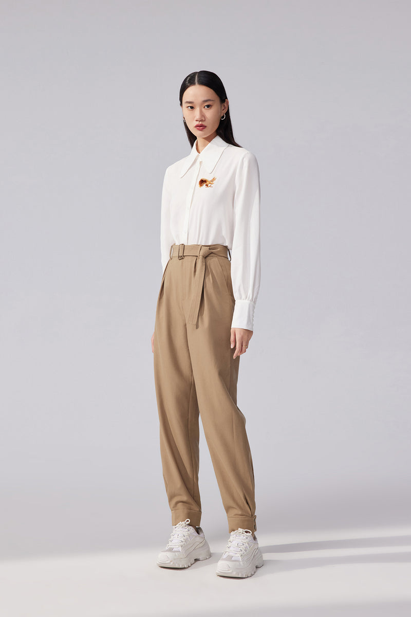 Lily - Pantalon - Beige