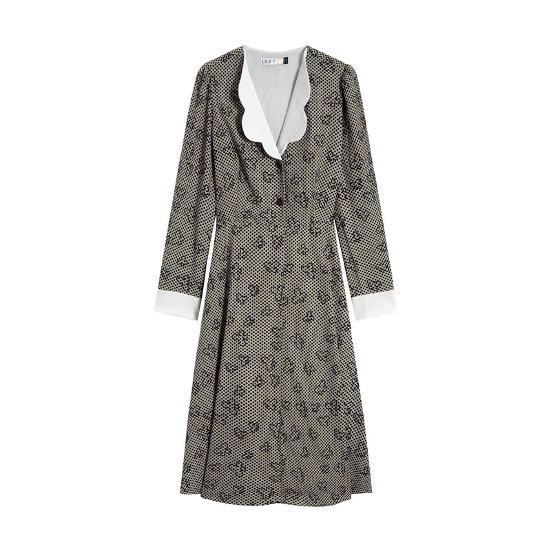 Lily - Robe - Café Camel