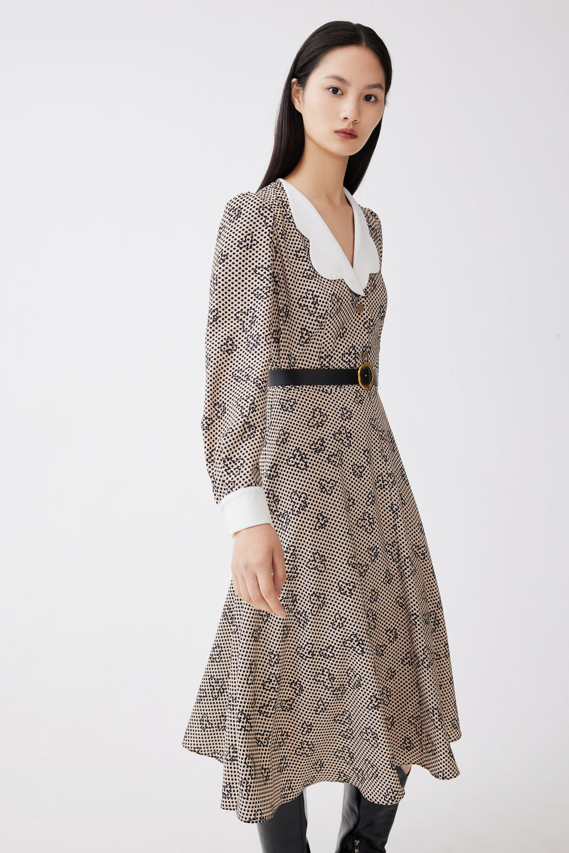 Lily - Robe - Café Camel