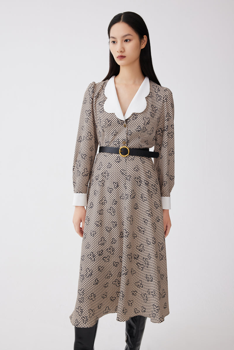 Lily - Robe - Café Camel