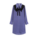 Lily - Robe - Bleu Denim