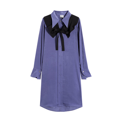 Lily - Robe - Bleu Denim