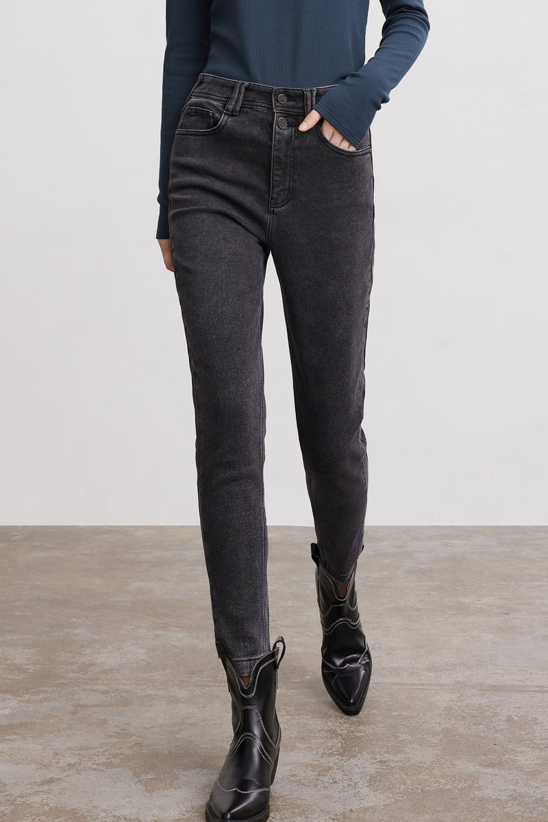 Lily - Pantalon - Gris Foncé