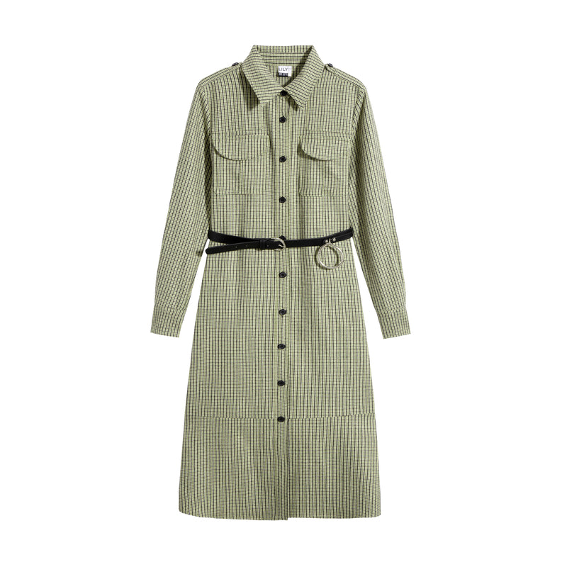 Lily - Robe - Vert Mousse