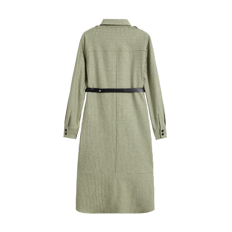 Lily - Robe - Vert Mousse