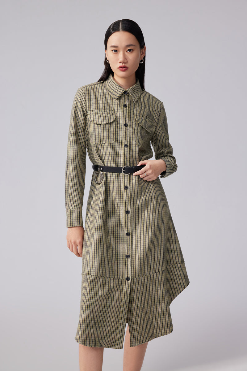 Lily - Robe - Vert Mousse