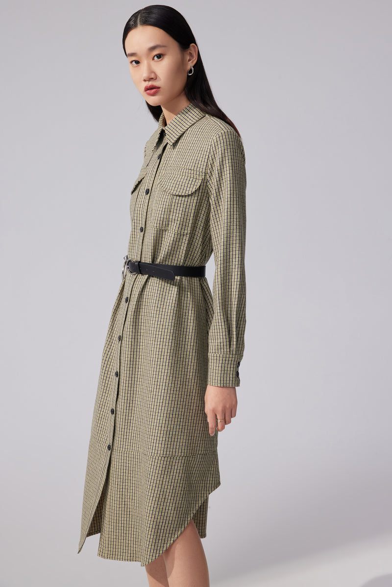 Lily - Robe - Vert Mousse