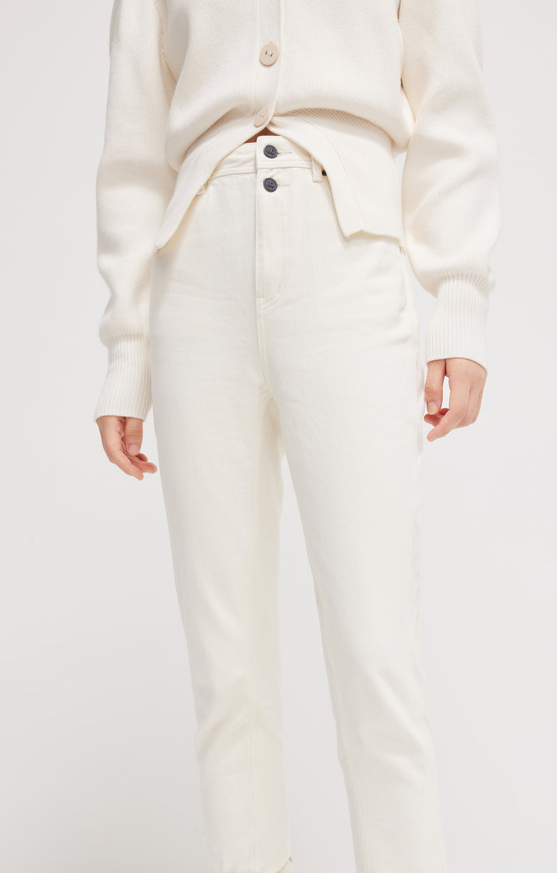 Lily - Pantalon - Blanc Cassé
