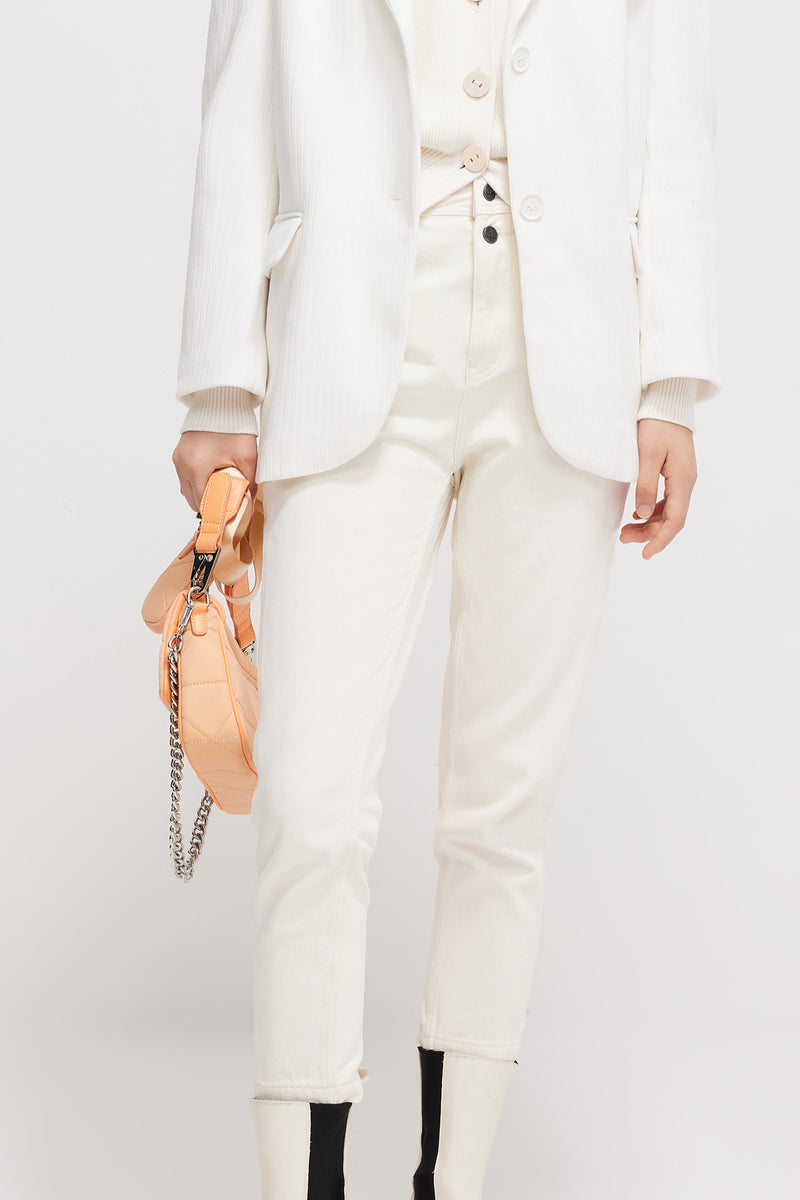 Lily - Pantalon - Blanc Cassé