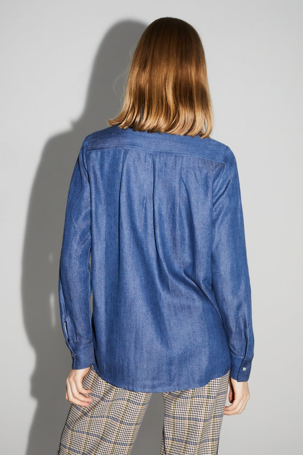 Chemise Lou Lyocell Blue Fabriqué En Italie