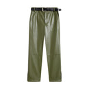 Lily - Pantalon - Vert Bronze