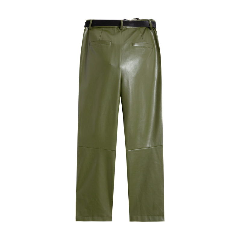 Lily - Pantalon - Vert Bronze