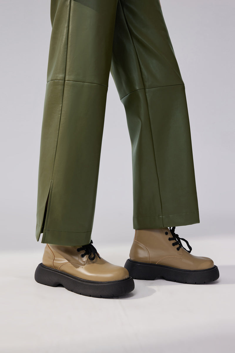 Lily - Pantalon - Vert Bronze