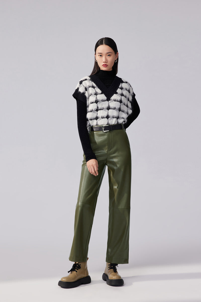 Lily - Pantalon - Vert Bronze