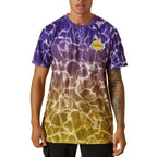 Tee-Shirt New Era La Lakers Nba Team Colour Water Print