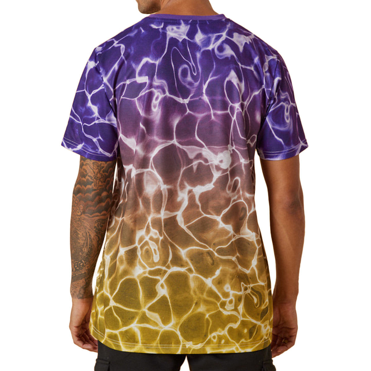 Tee-Shirt New Era La Lakers Nba Team Colour Water Print