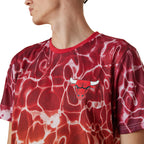 Tee-Shirt New Era Chicago Bulls Nba Team Colour Water Print