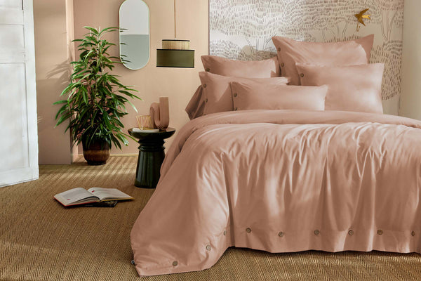 Perrine - Copripiumino - Percalle Tinta Unita - Blush