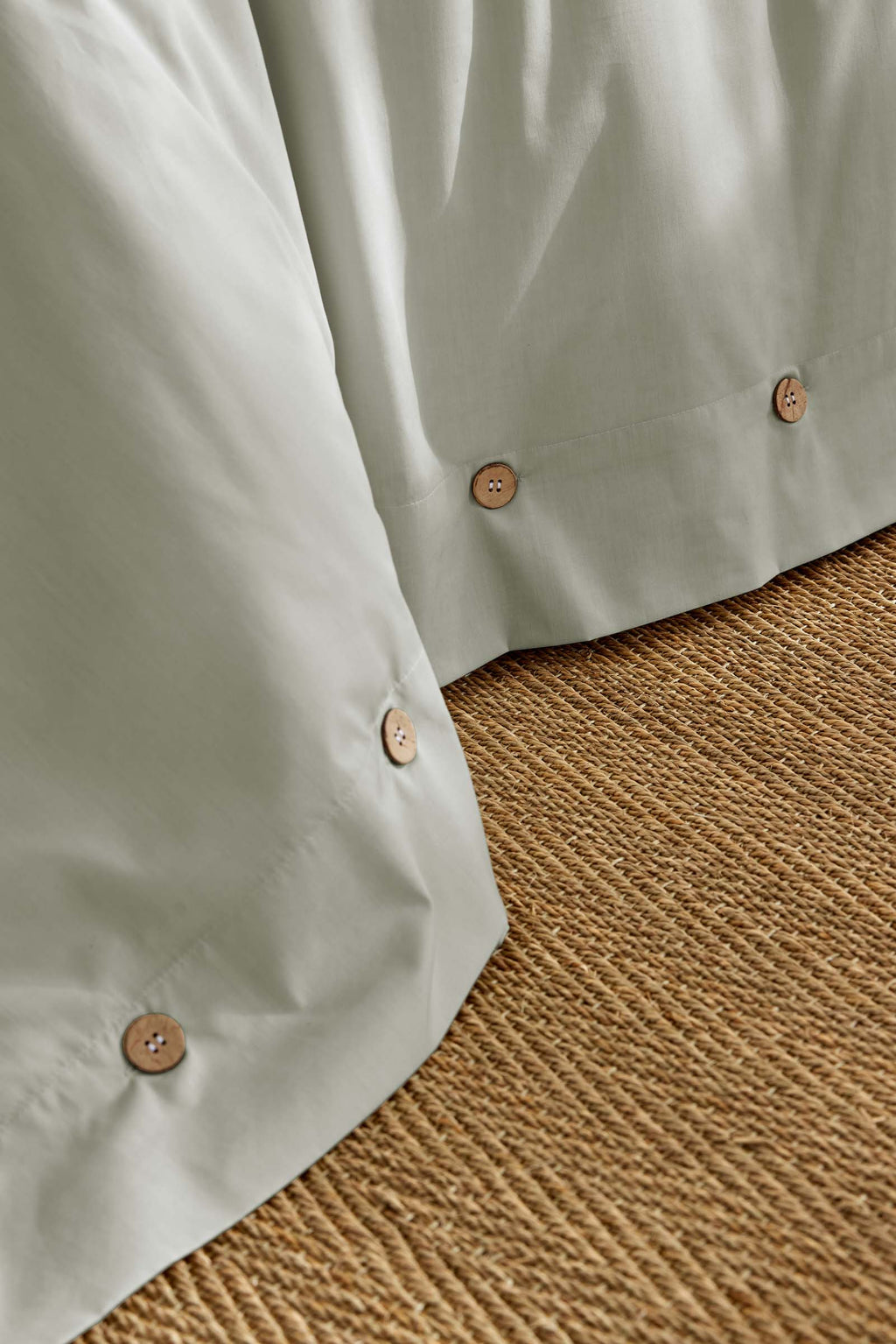 Perrine - Duvet Cover - Plain Percale - Celadon